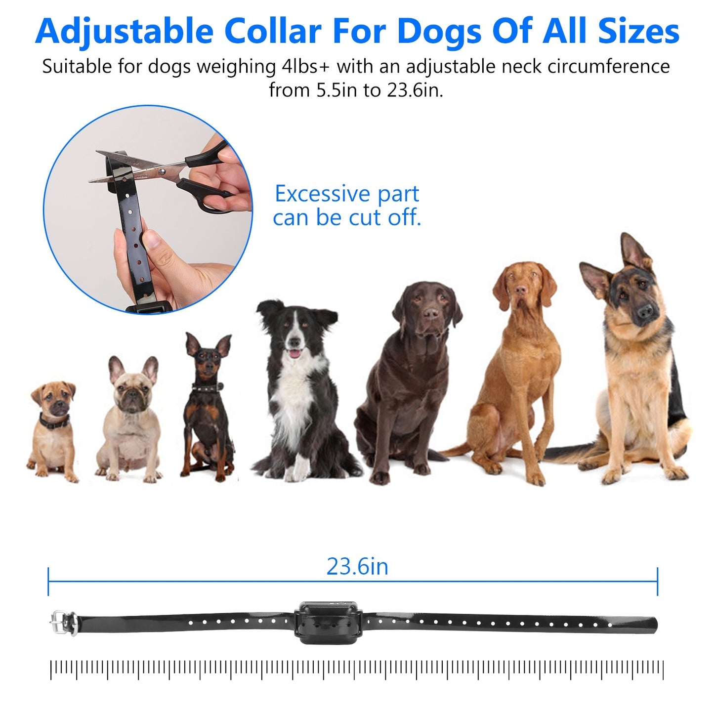 1 ensemble de clôture électrique sans fil pour chiens, système de confinement des chocs pour animaux de compagnie, collier de dressage électrique pour chiens de petite, moyenne et grande taille