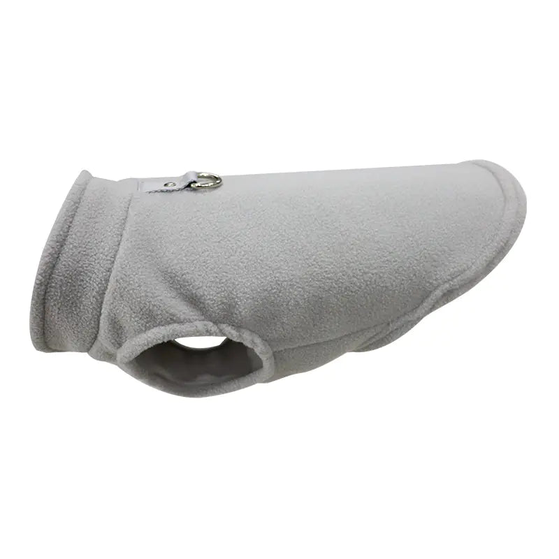Vêtements Épais pour Chien en Polaire Unie avec Sangle