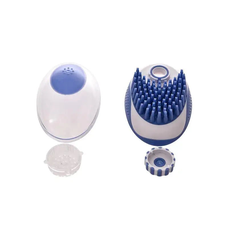 Brosse de bain en silicone et peigne de massage pour animaux domestiques