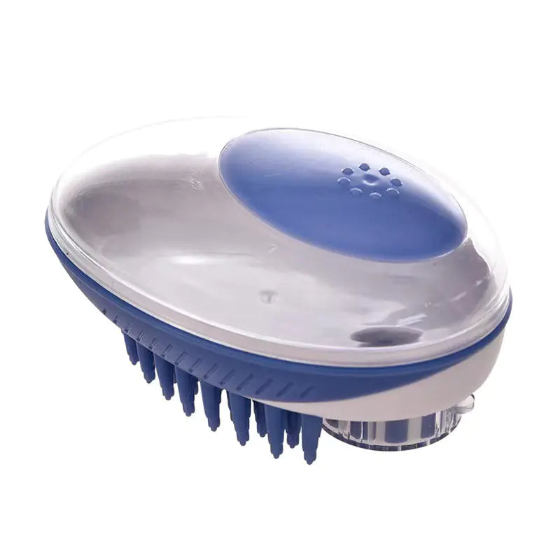 Brosse de bain en silicone et peigne de massage pour animaux domestiques