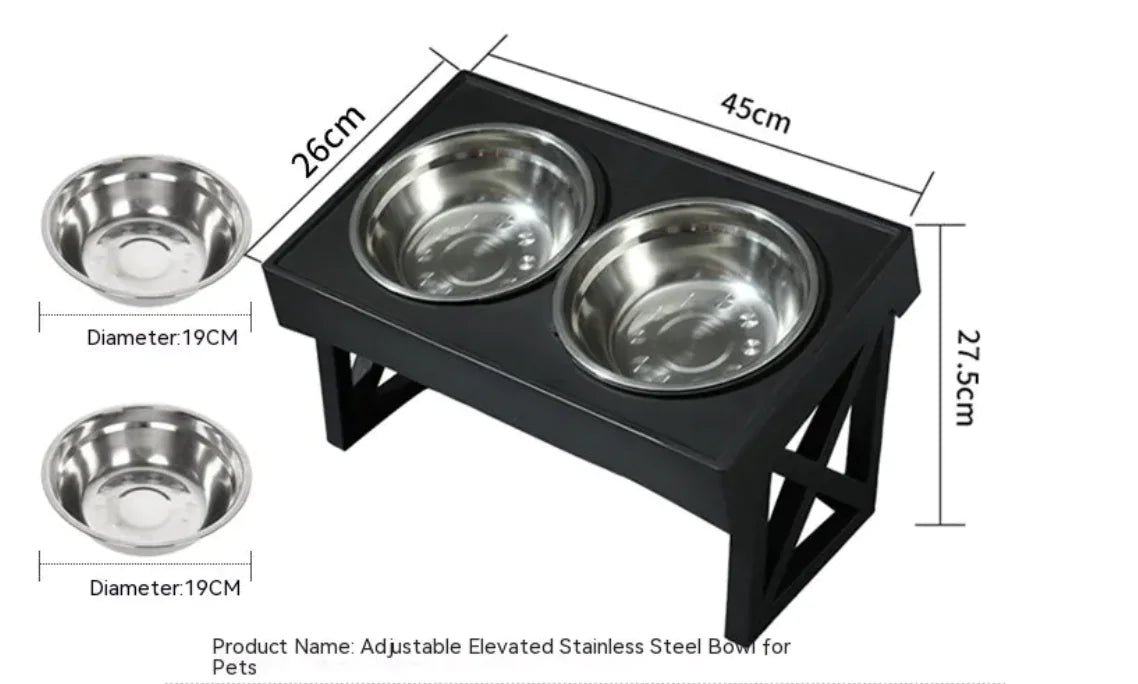 Bol pour Chien à Alimentation Lente surélevé