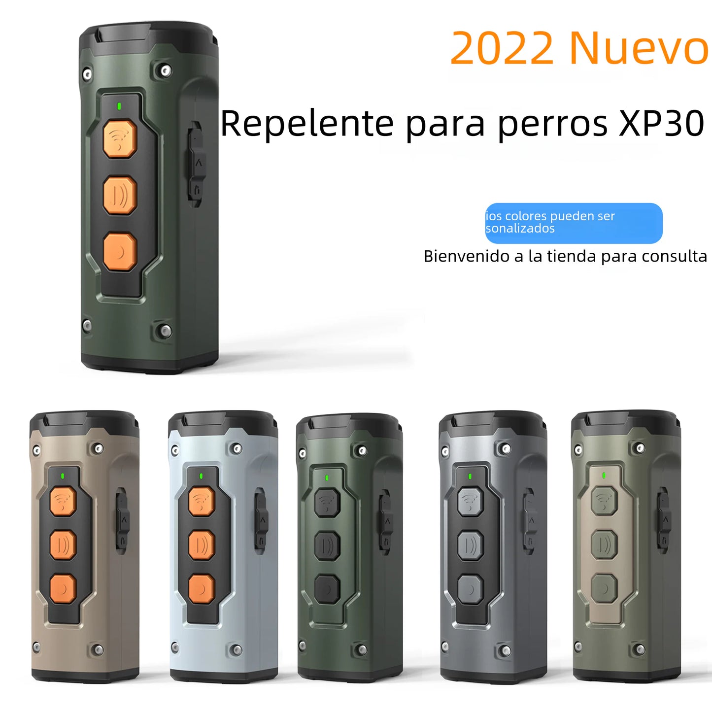Répulsif Ultrasonique pour Chiens 2023 avec Fonction Lampe Torche