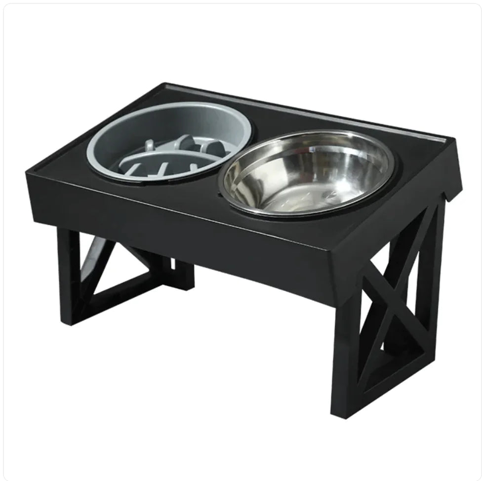 Bol pour Chien à Alimentation Lente surélevé