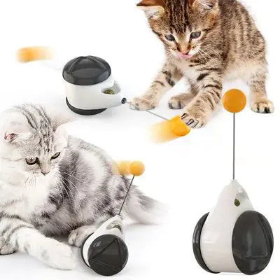 Nouveau Jouet Oscillant pour Chats avec Distributeur de Friandises