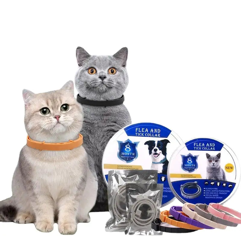 Collier Antiparasitaire Anti-Puces, Tiques et Poux pour Animaux
