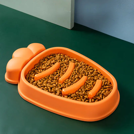Bol pour chiens de grande taille à alimentation lente - Conception anti-étouffement