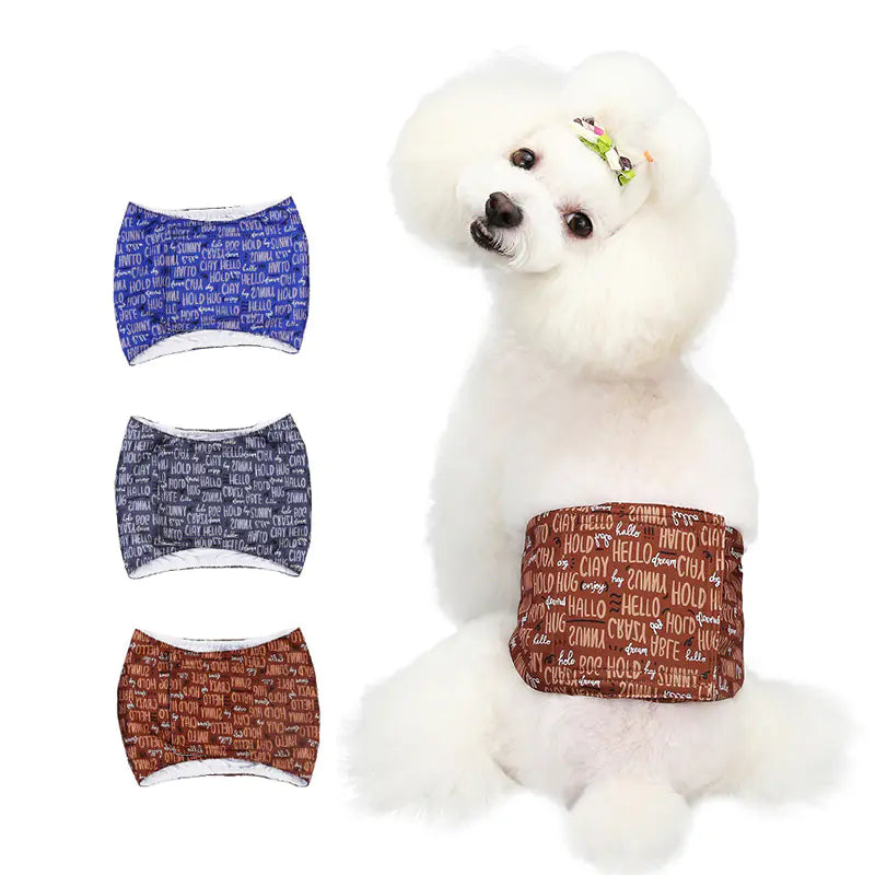 Culottes imperméables pour chiens avec design absorbant