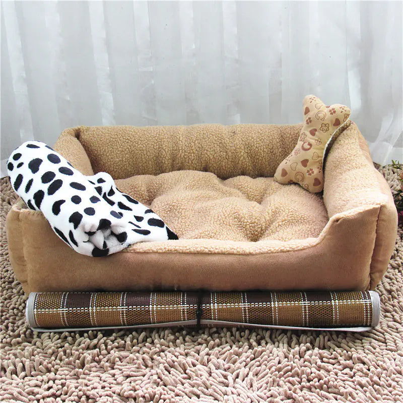 Lit et Maison pour Animaux Teddy Golden Retriever
