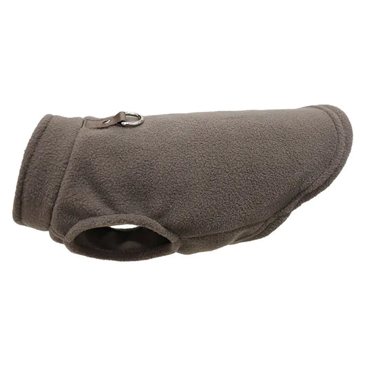 Vêtements Épais pour Chien en Polaire Unie avec Sangle